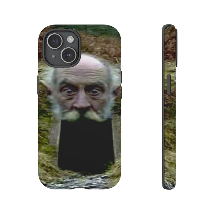 Surrealistische Reuzenhoofd-Toegang in de Natuur
