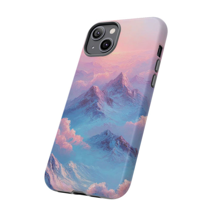 Dromerige Roze en Blauwe Bergen