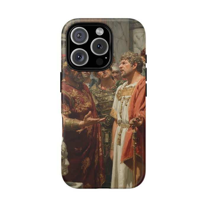 Koninklijke Hofscène met Adellijke Figuren