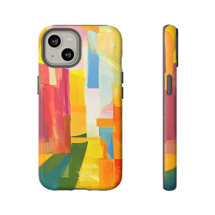 Abstracte Kleurrijke Penseelstreken