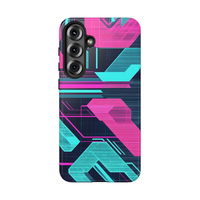 Neon Geometrisch Cyberpunkpatroon