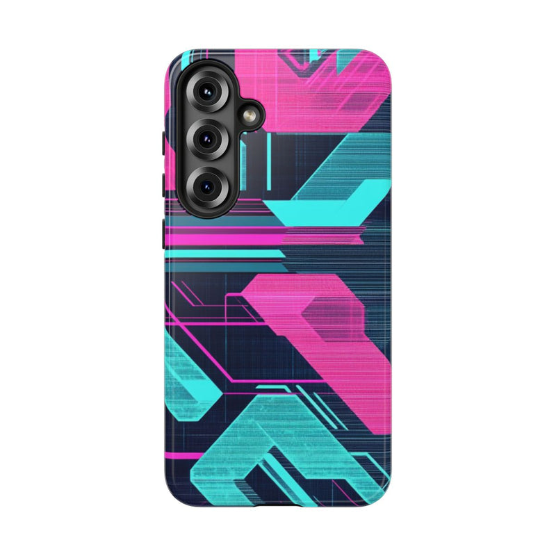 Neon Geometrisch Cyberpunkpatroon