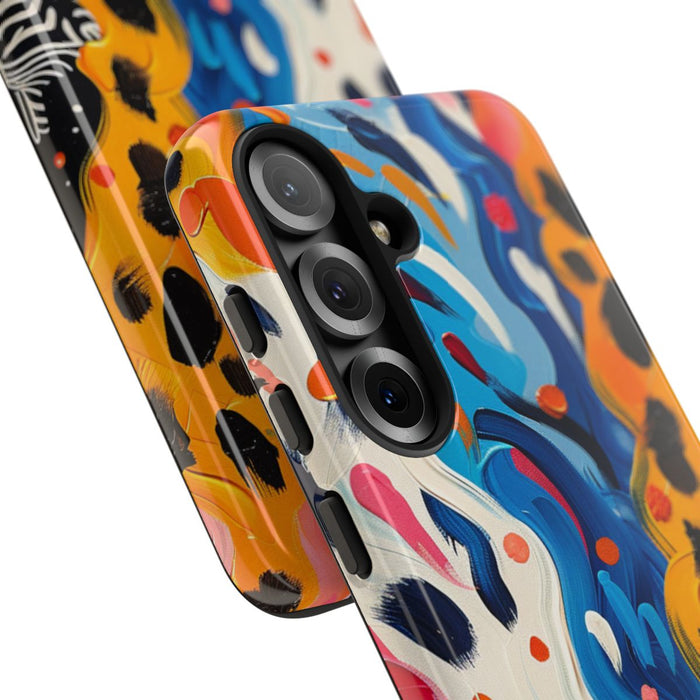 Abstract Kleurrijk Zebra Patroon