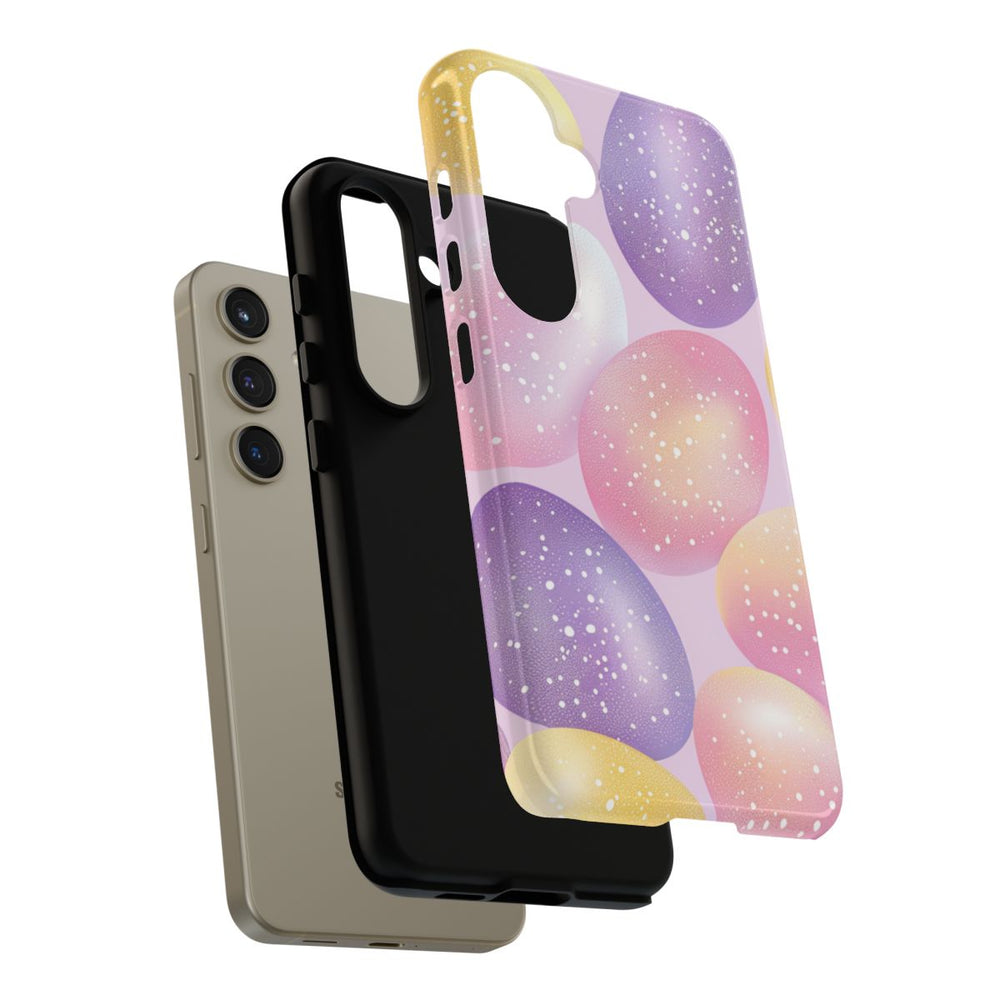 Pastelkleurige Glitter Paaseieren Patroon