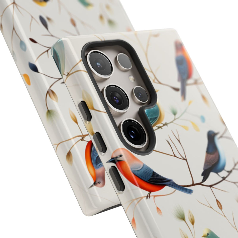 Vrolijke Vogels op Takken Patroon