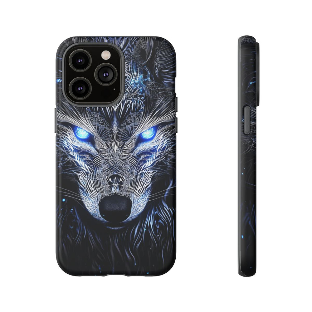 Majestueuze Wolf met Gloeiende Ogen