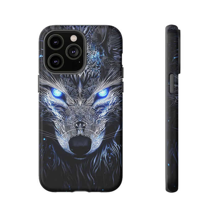 Majestueuze Wolf met Gloeiende Ogen