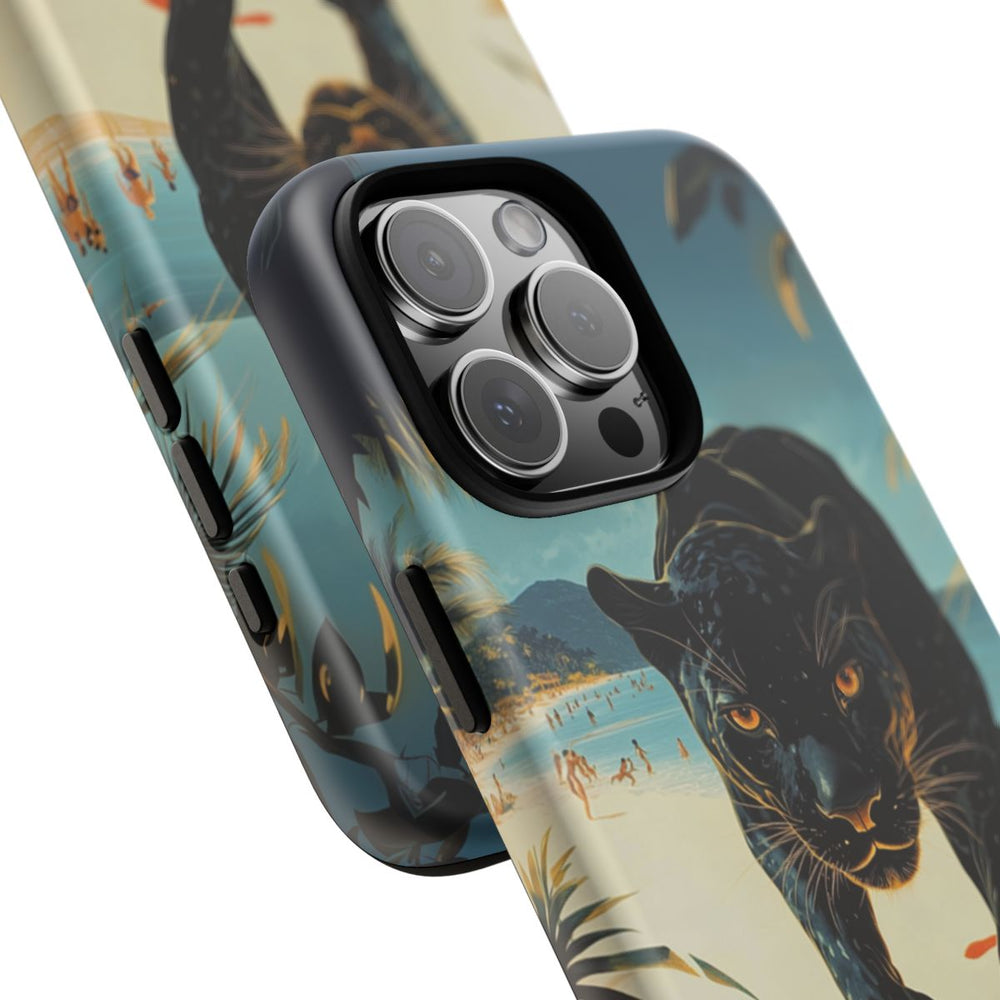 Zwarte Panter op het Strand