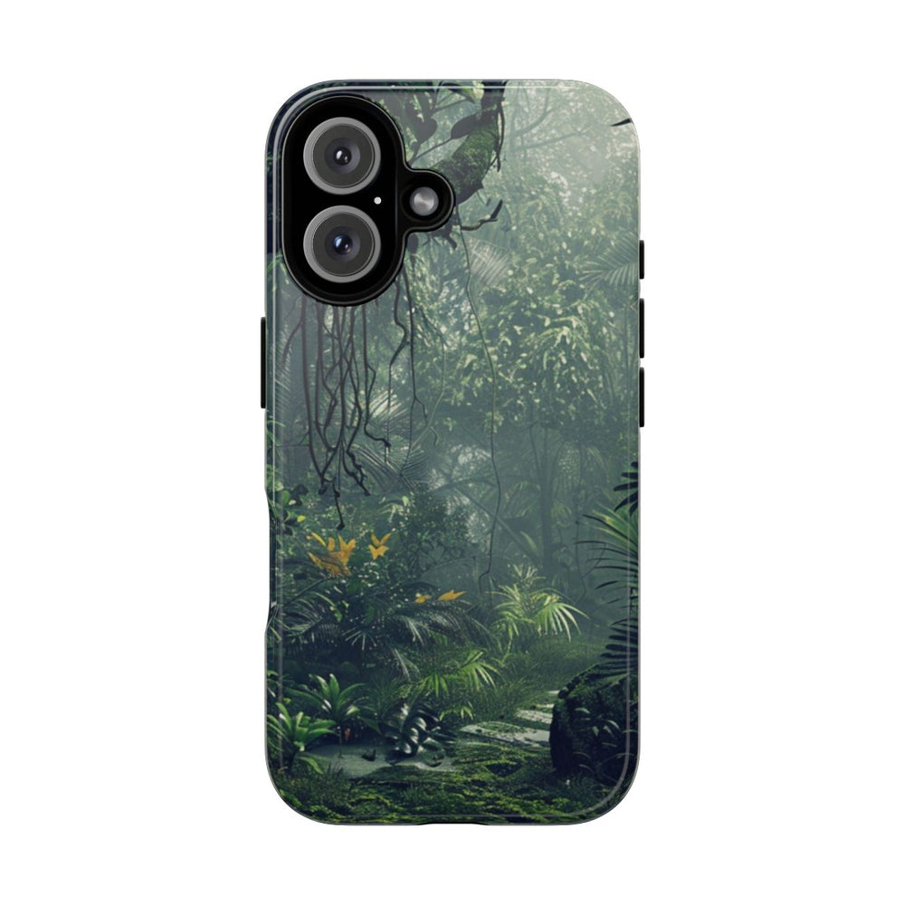 Dichtbegroeid Groen Junglepaden