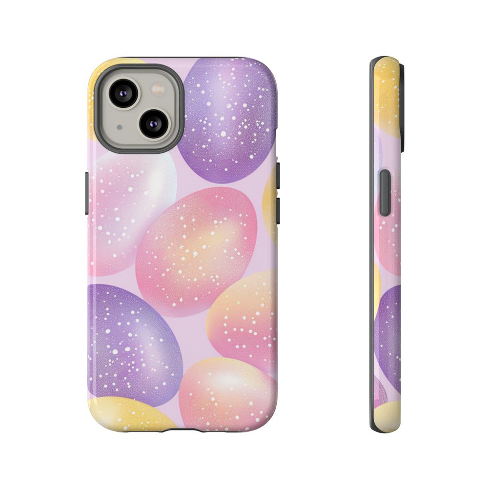 Pastelkleurige Glitter Paaseieren Patroon