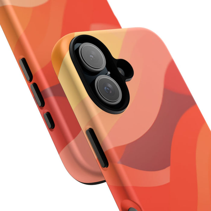 Warme Abstracte Golfpatronen