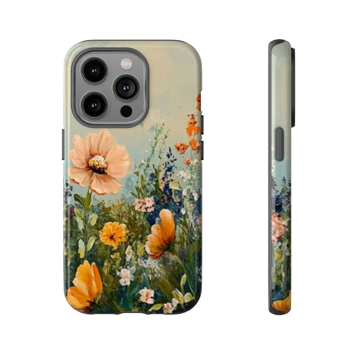 Schildering van Wildbloemenveld