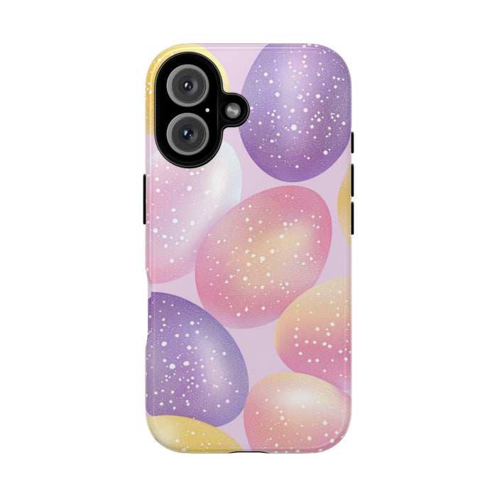 Pastelkleurige Glitter Paaseieren Patroon