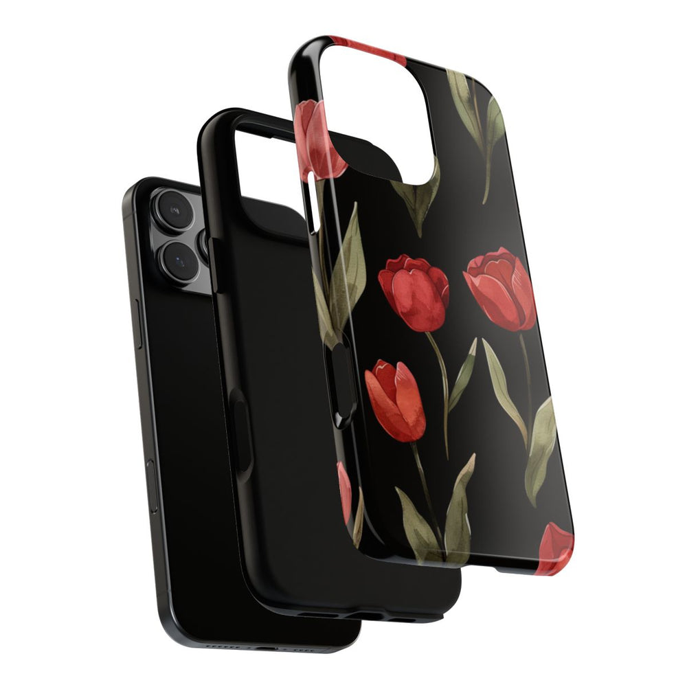 Rode Tulp Bloemenpatroon