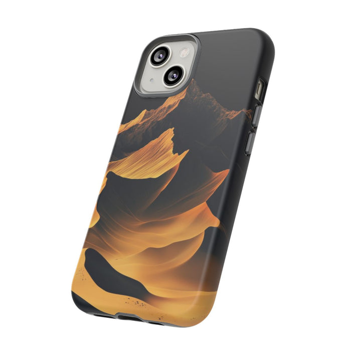Gouden Gradient Bergenlandschap