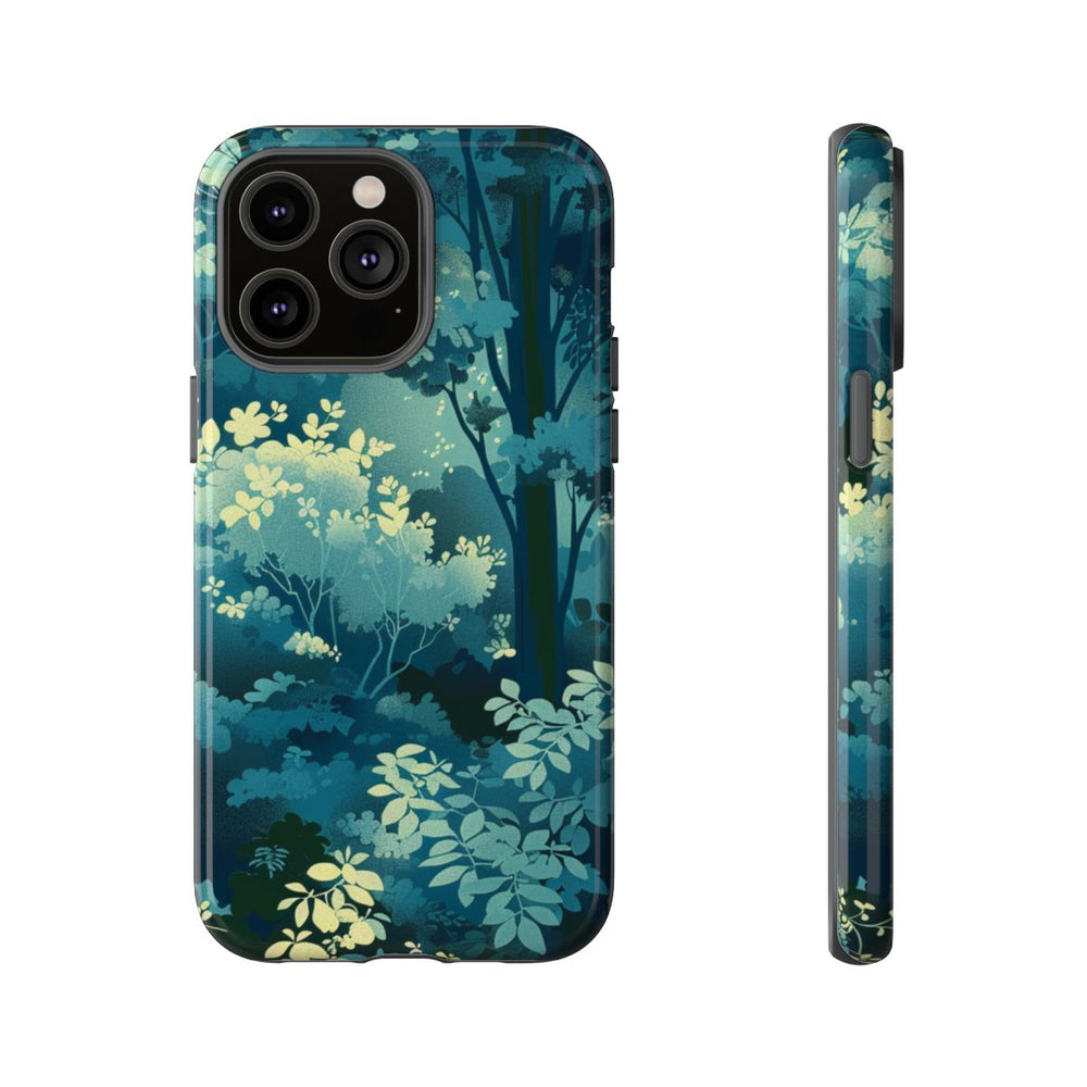 Gloeiende Bosbladeren in Laagjes