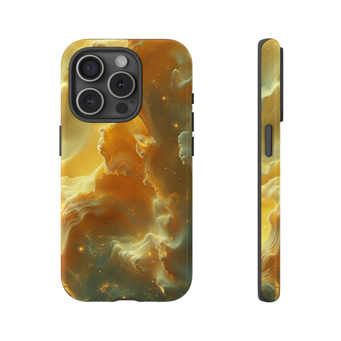 Gouden Nebula Abstract Design