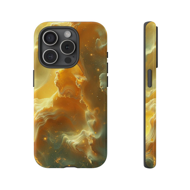 Gouden Nebula Abstract Design
