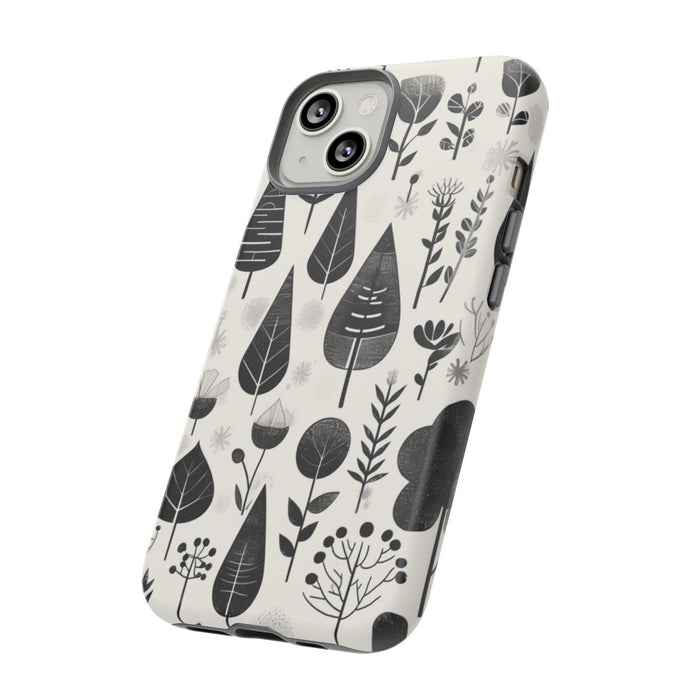 Monochroom Botanisch Patroon