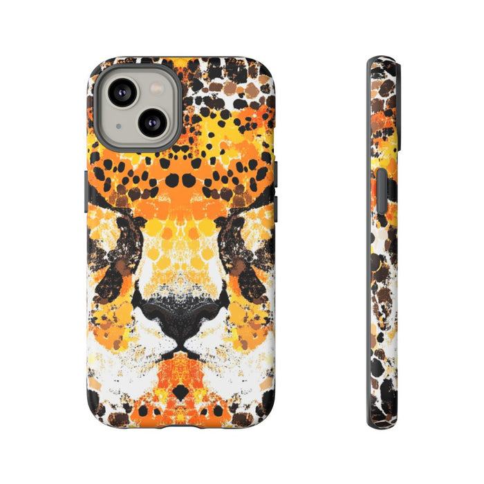 Abstracte Cheetakop met Vlekkenpatroon