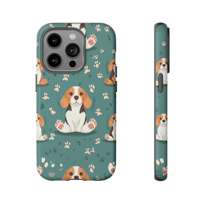 Beagles met Pootafdrukken Patroon