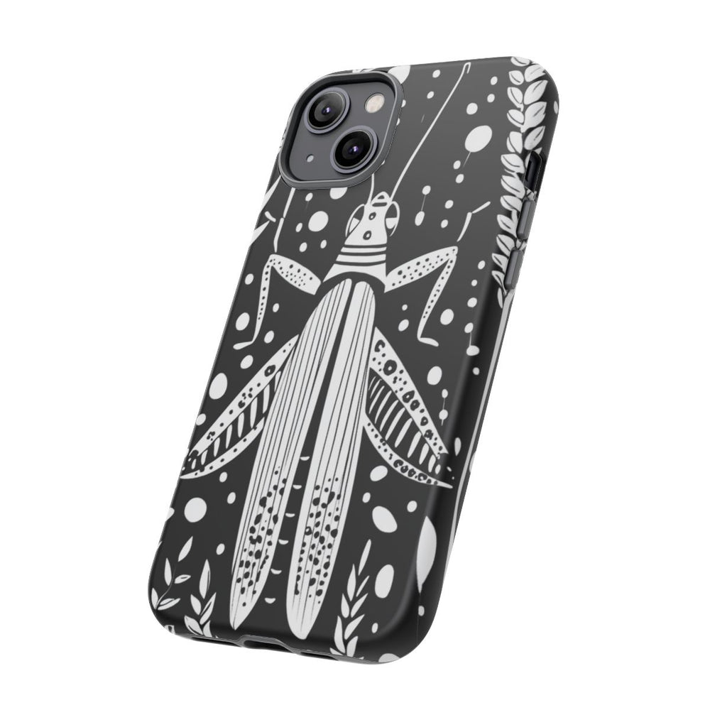 Zwart-Wit Sprinkhaan en Roggepatroon