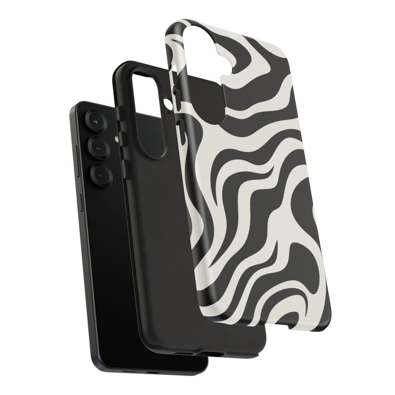 Zwart-Wit Abstract Zebra-Patroon