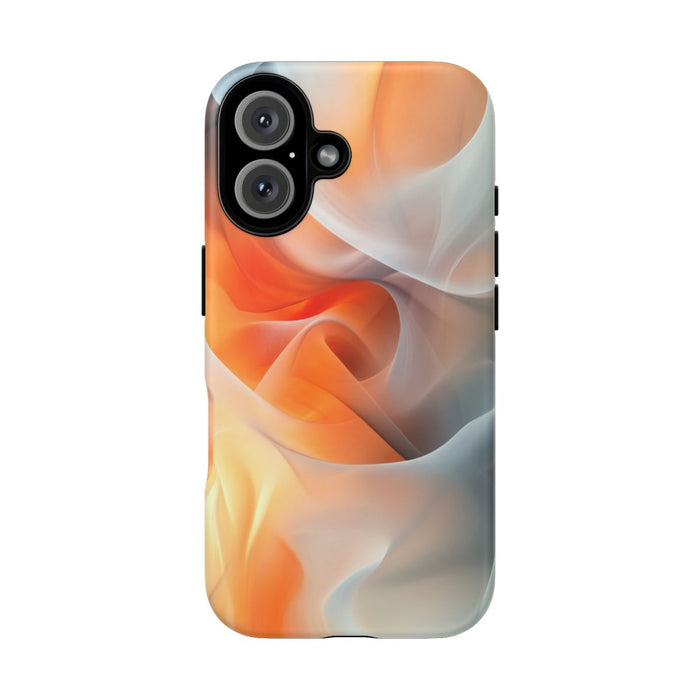 Abstracte Oranje en Grijze Vormen