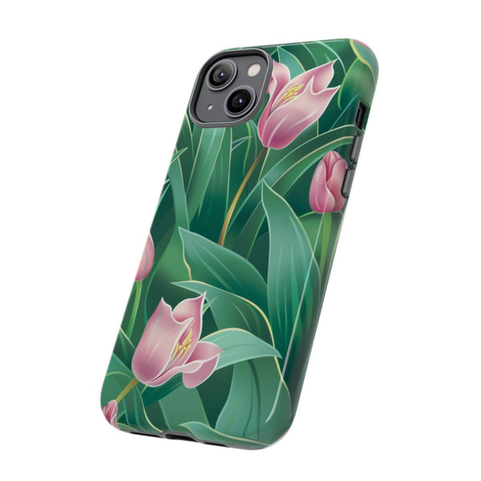 Roze Tulp Bloemenpatroon