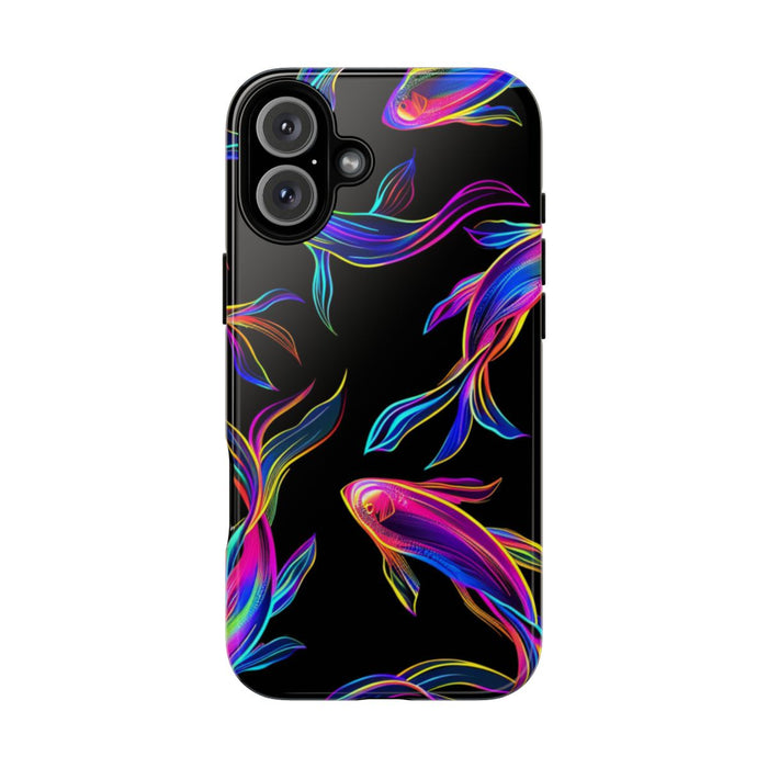 Neonkleurige Vissenpatroon