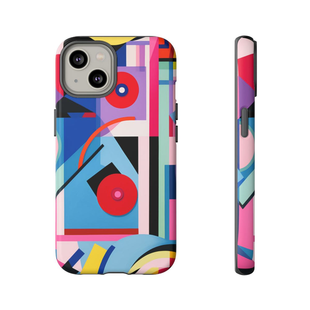 Abstracte Geometrische Vormen in Felle Kleuren