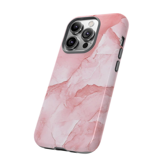 Roze Marmerstructuur met Glanzende Afwerking