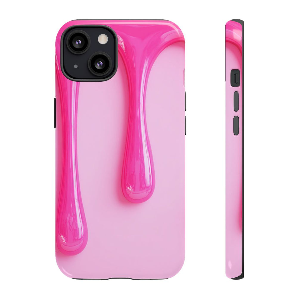 Glanzend Roze Druipend Vloeistofontwerp