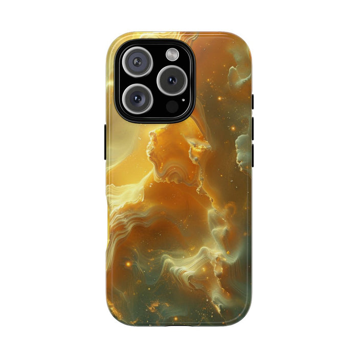 Gouden Nebula Abstract Design