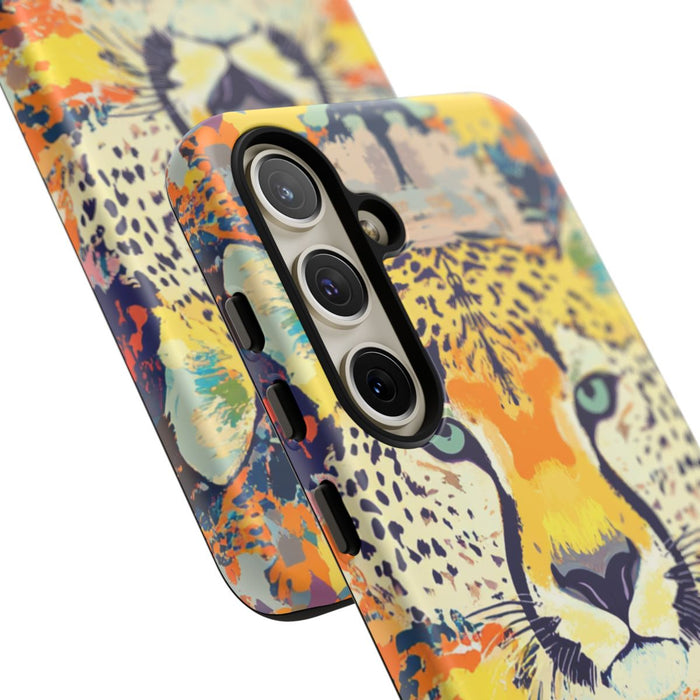 Abstracte Cheetah Gezichtspatroon