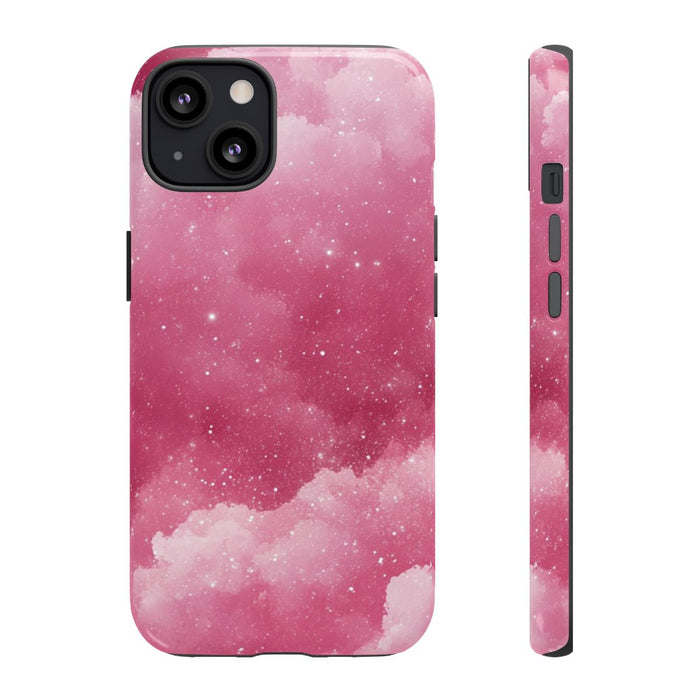 Roze Glitterwolkenpatroon