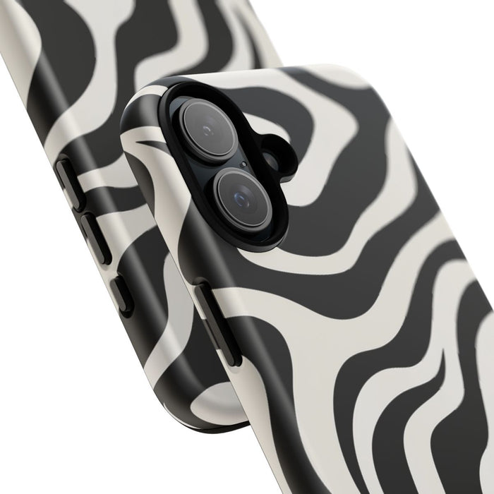 Zwart-Wit Abstract Zebra-Patroon