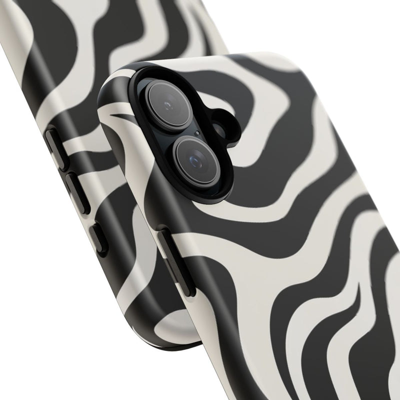 Zwart-Wit Abstract Zebra-Patroon