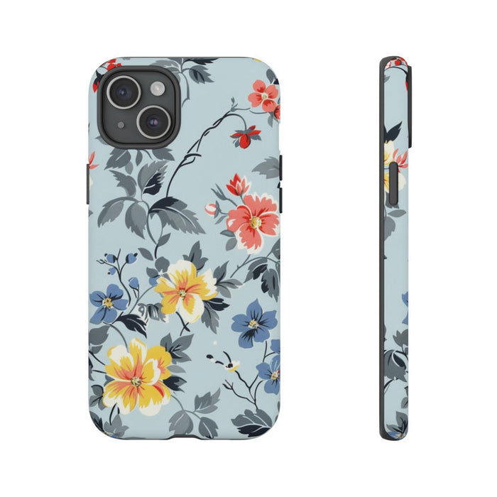 Vintage Bloemenpatroon in Pasteltinten