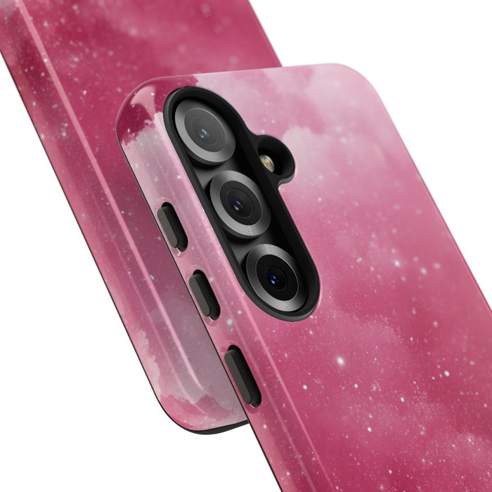 Roze Glitterwolkenpatroon
