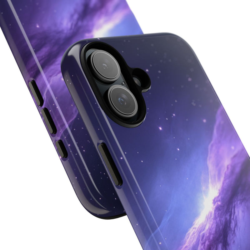 Paarse Kosmische Nevel met Sterrenhemel