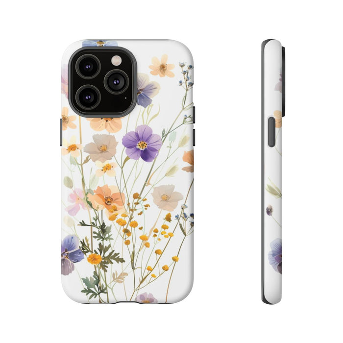 Gepresste Wilde Bloemen in Pasteltinten