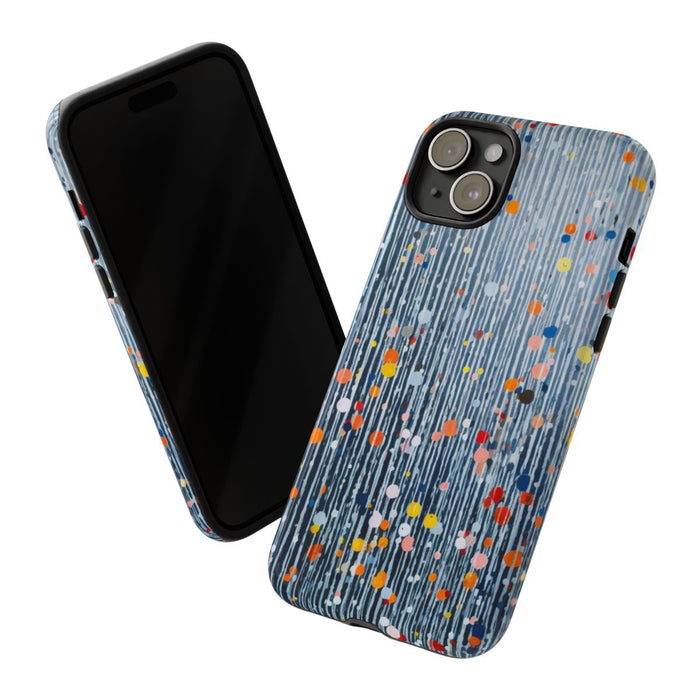 Kleurrijk Abstract Patroon met Dots en Lijnen