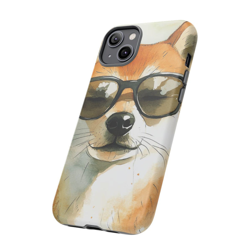 Stoere Shiba Inu met Zonnebril
