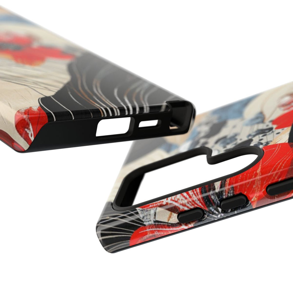 Rood Bloemen Abstract Patroon