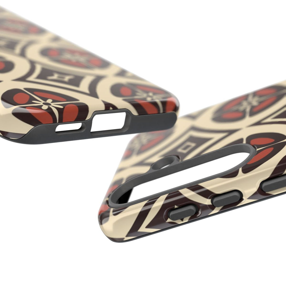 Geometrisch Bruin-Beige Patroon