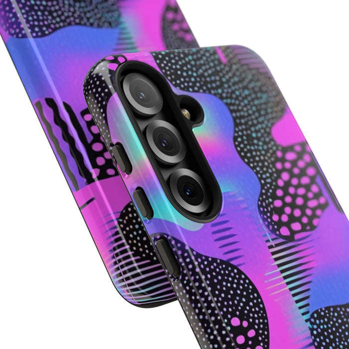 Abstract Neon Vaporwave Patroon