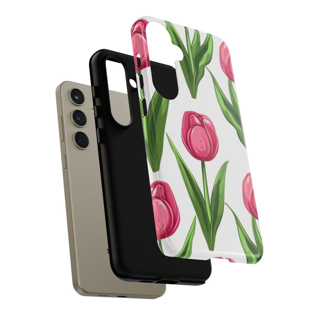 Roze Tulp Bloemenpatroon
