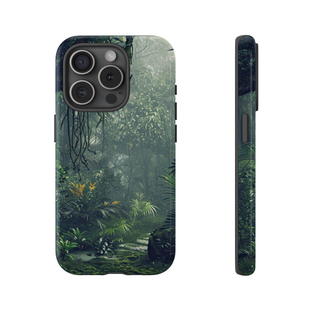 Dichtbegroeid Groen Junglepaden