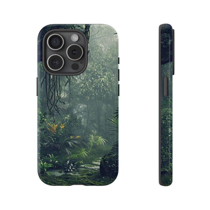 Dichtbegroeid Groen Junglepaden
